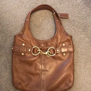 Coach brown shoulder bag